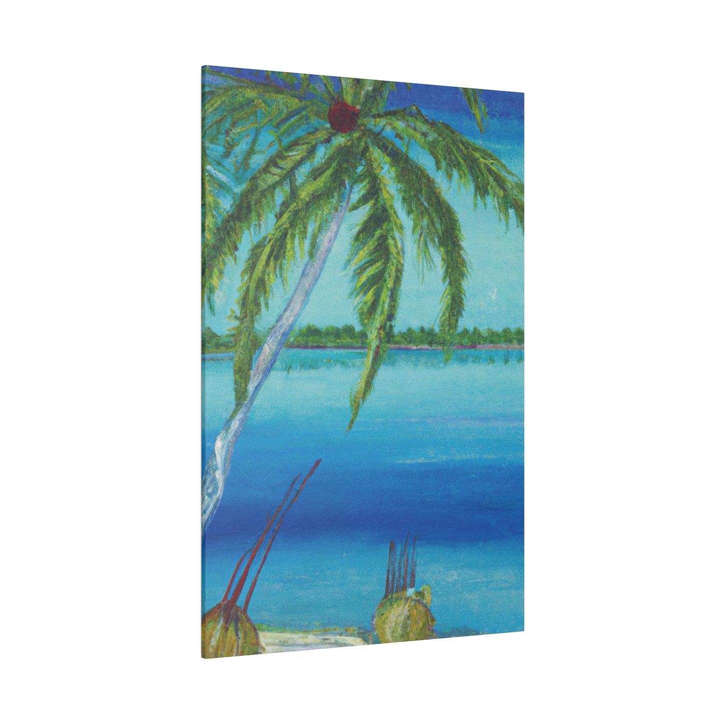 6874M - Bahamas Ocean Painting Print | Bahamas | Ocean | Beach | Poster | Home Decor | Wall Art | Canvas