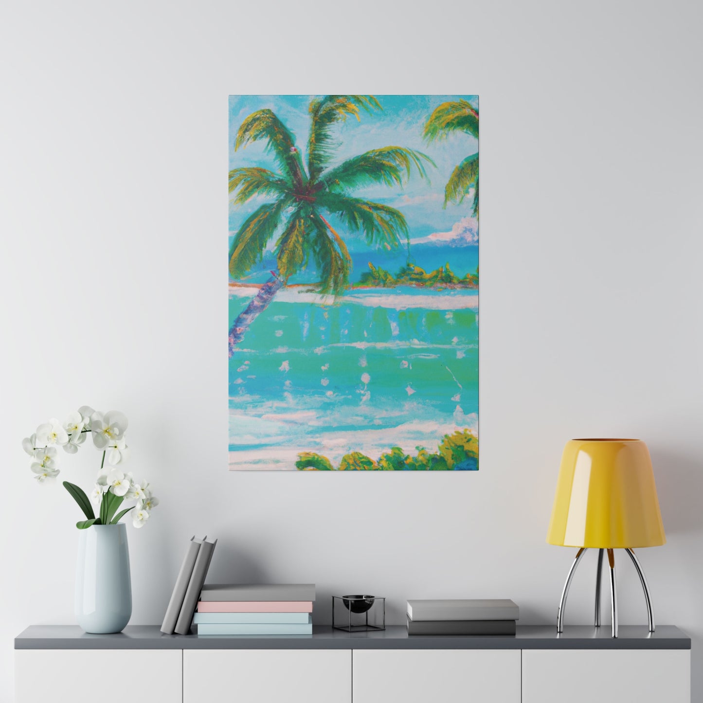 9452K - Bahamas Ocean Painting Print | Bahamas | Ocean | Beach | Poster | Home Decor | Wall Art | Canvas