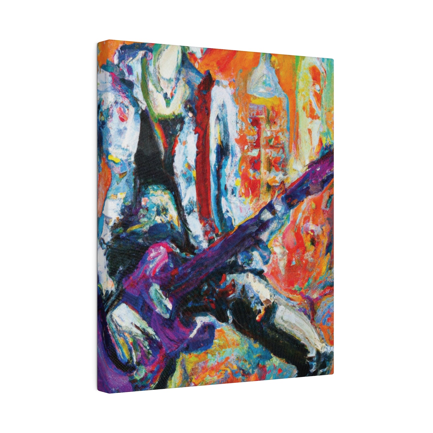 6891P - Rockstar Oil Painting Style Print | Poster | Home Decor | Wall Art | Music Art | Canvas