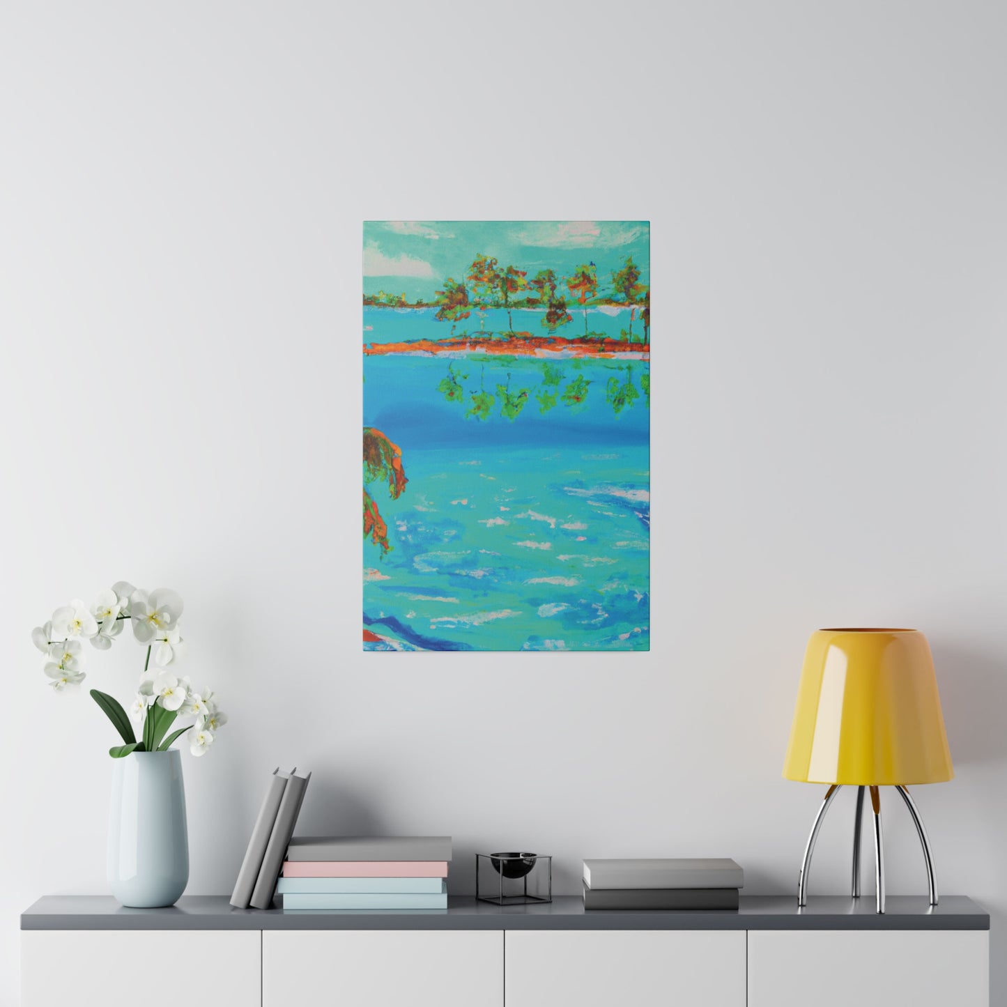 5171E - Bahamas Ocean Painting Print | Bahamas | Ocean | Beach | Poster | Home Decor | Wall Art | Canvas