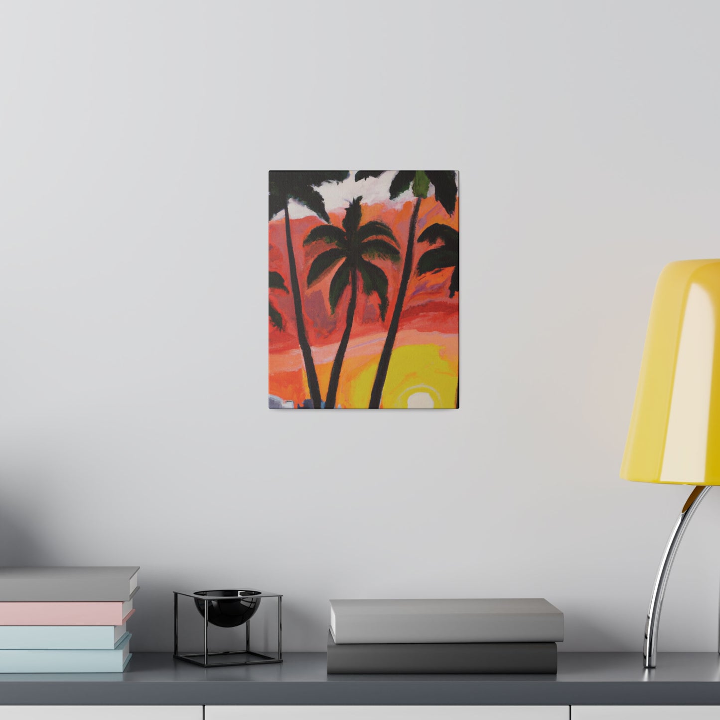 3556V - Miami Beach Sunset Painting Print | Miami | Beach | Sunset | Poster | Home Decor | Wall Art | Canvas