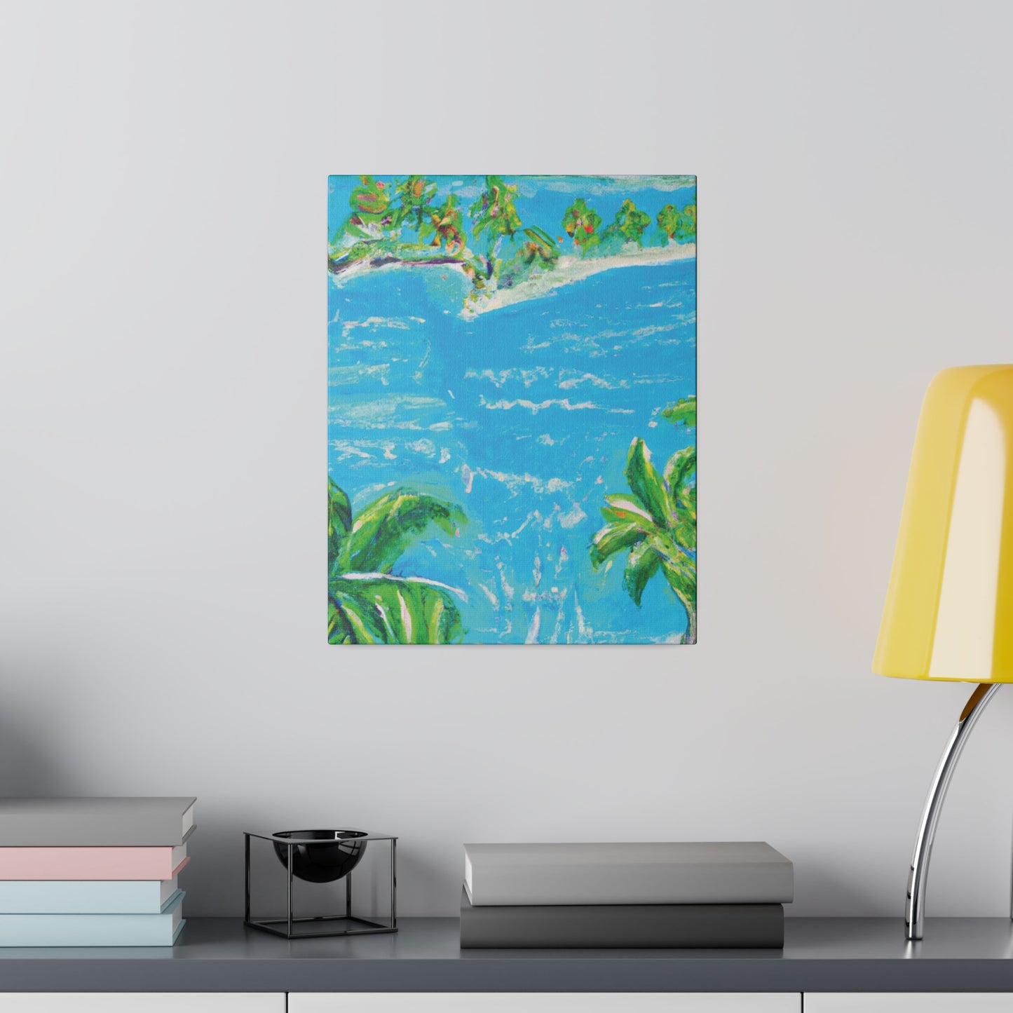 9413O - Bahamas Ocean Painting Print | Bahamas | Ocean | Beach | Poster | Home Decor | Wall Art | Canvas