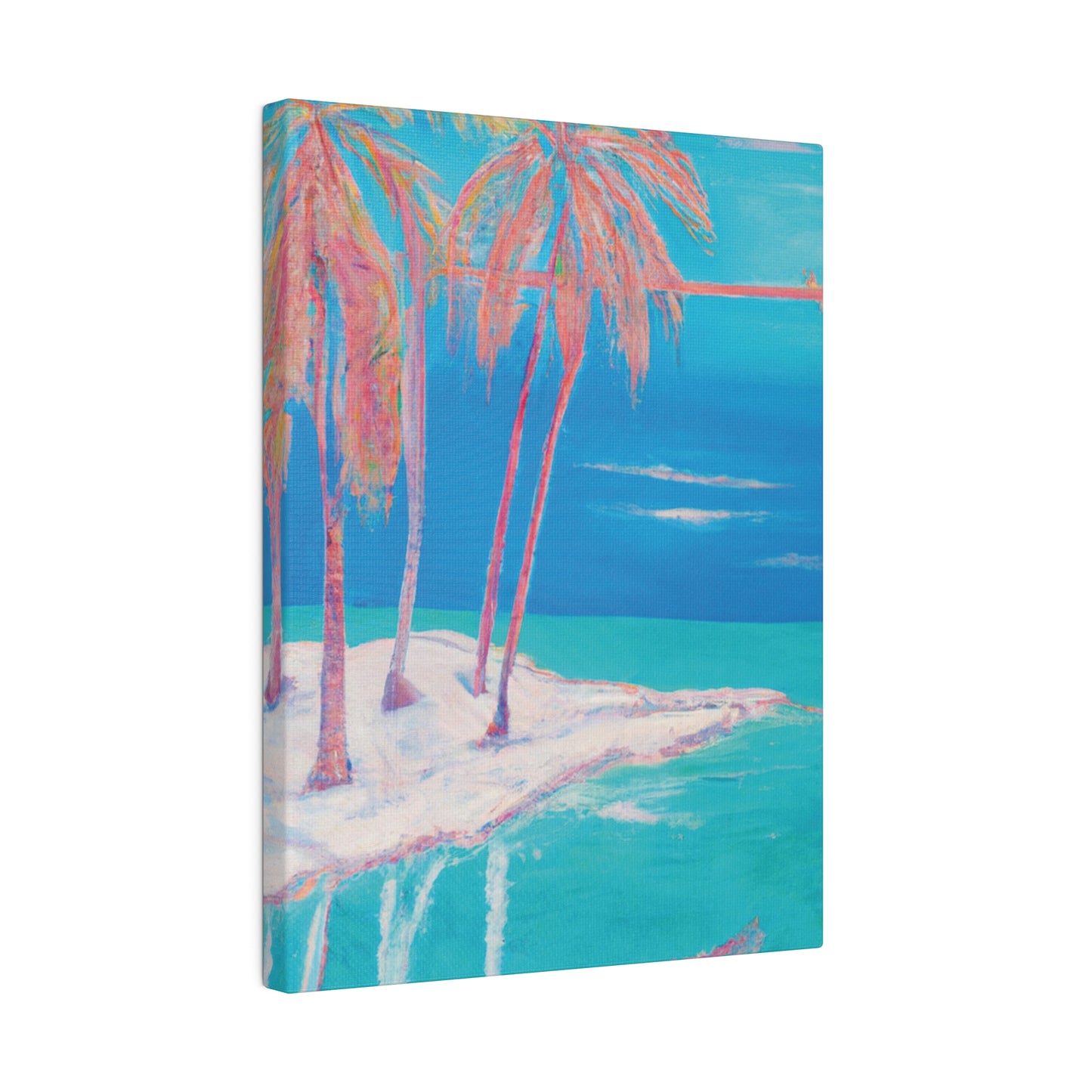 3162K - Bahamas Ocean Painting Print | Bahamas | Ocean | Beach | Poster | Home Decor | Wall Art | Canvas