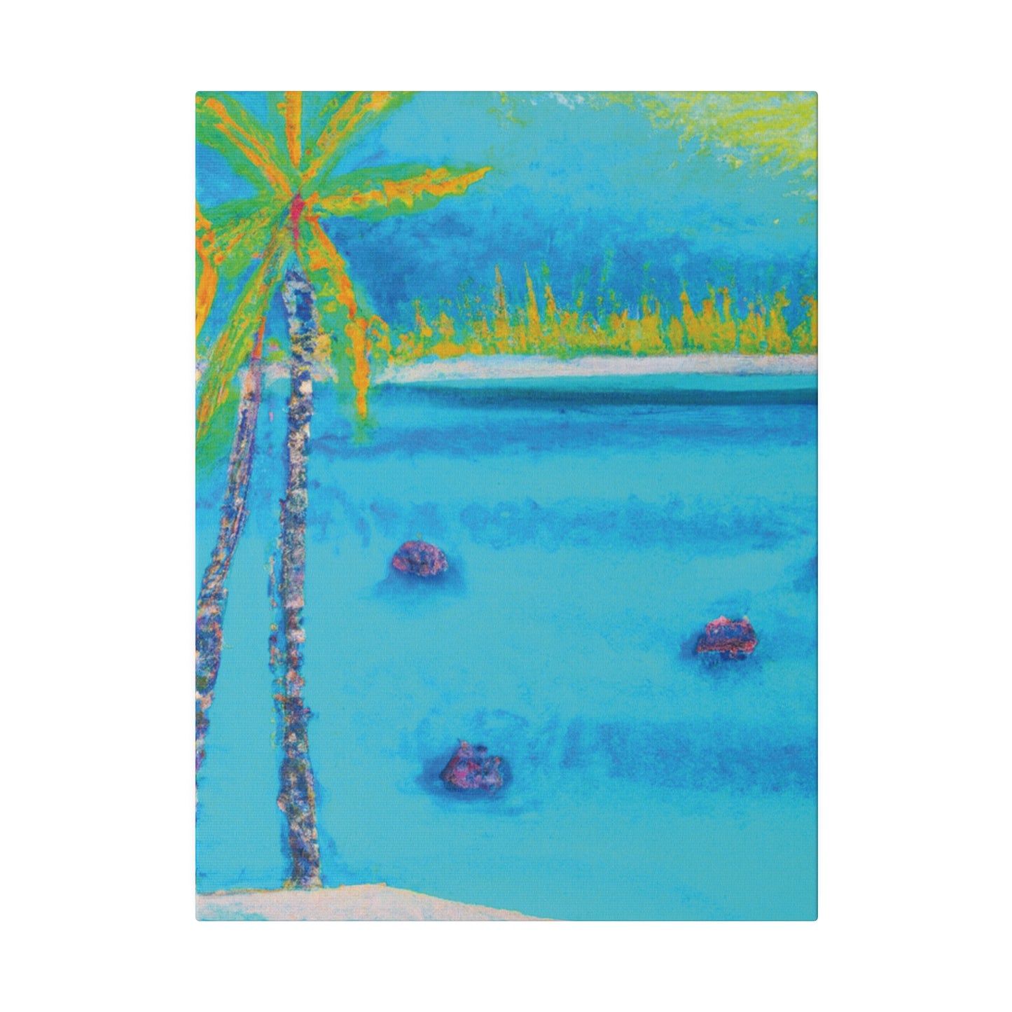 2937T - Bahamas Ocean Painting Print | Bahamas | Ocean | Beach | Poster | Home Decor | Wall Art | Canvas