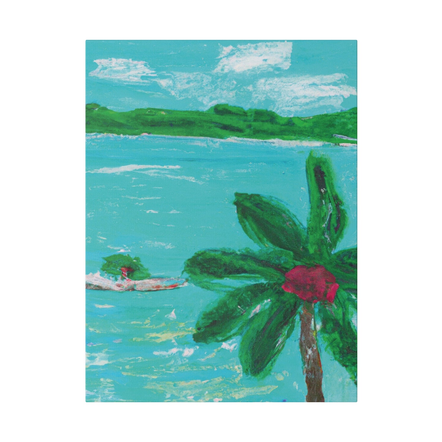 5627Q - Bahamas Ocean Painting Print | Bahamas | Ocean | Beach | Poster | Home Decor | Wall Art | Canvas