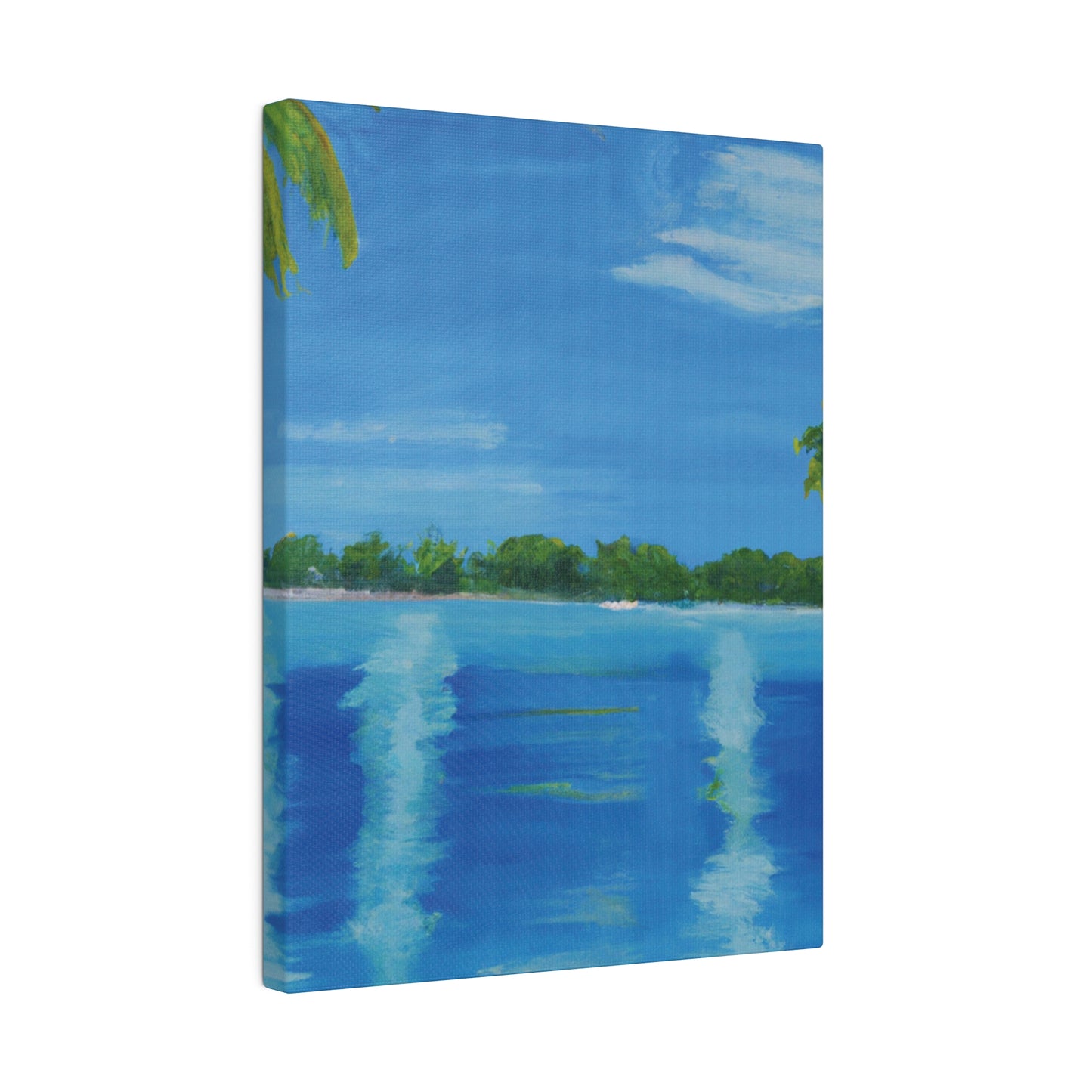 6876O - Bahamas Ocean Painting Print | Bahamas | Ocean | Beach | Poster | Home Decor | Wall Art | Canvas