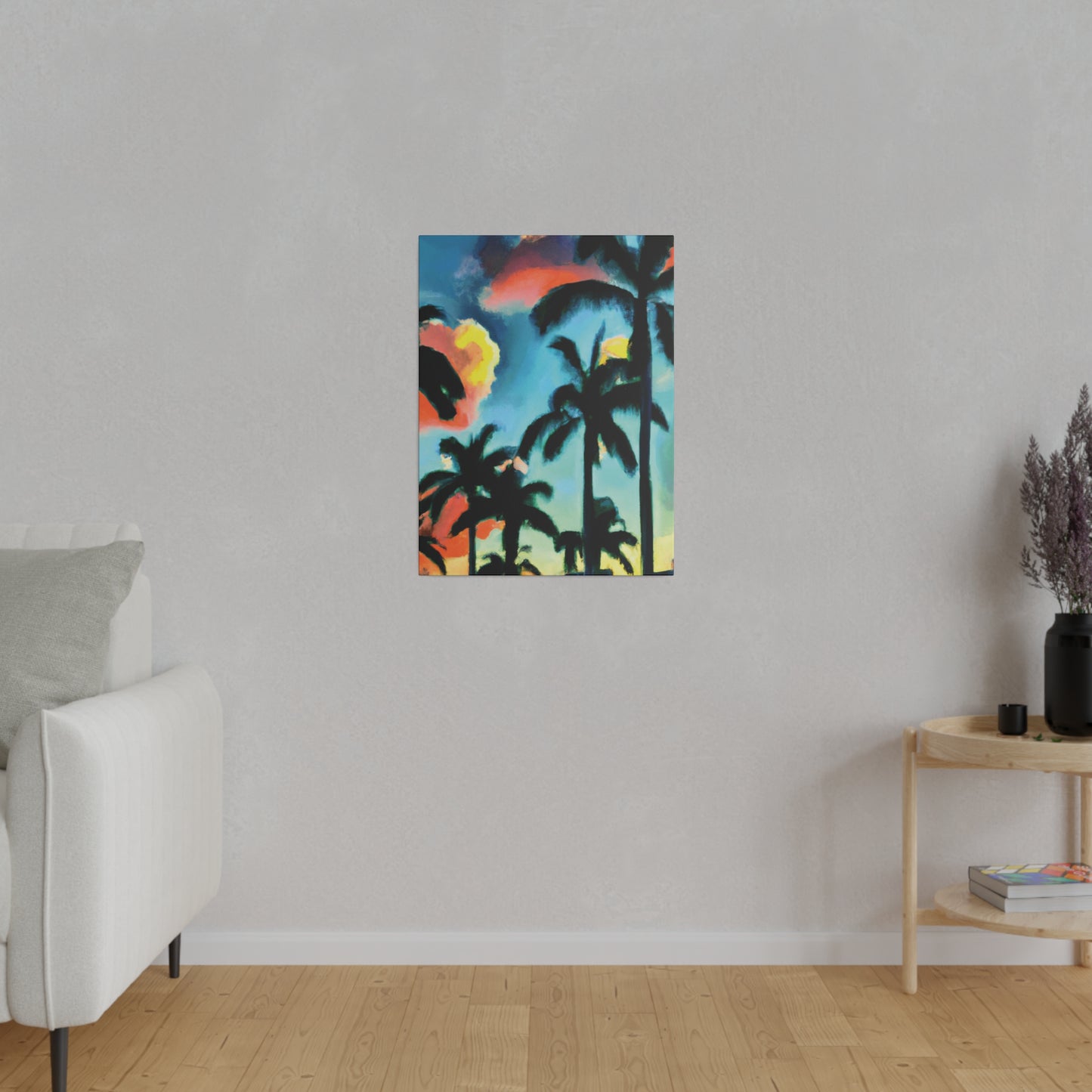 8724W - Miami Beach Sunset Painting Print | Miami | Beach | Sunset | Poster | Home Decor | Wall Art | Canvas