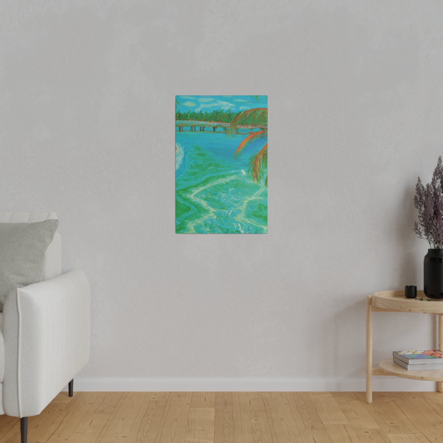 8864B - Bahamas Ocean Painting Print | Bahamas | Ocean | Beach | Poster | Home Decor | Wall Art | Canvas