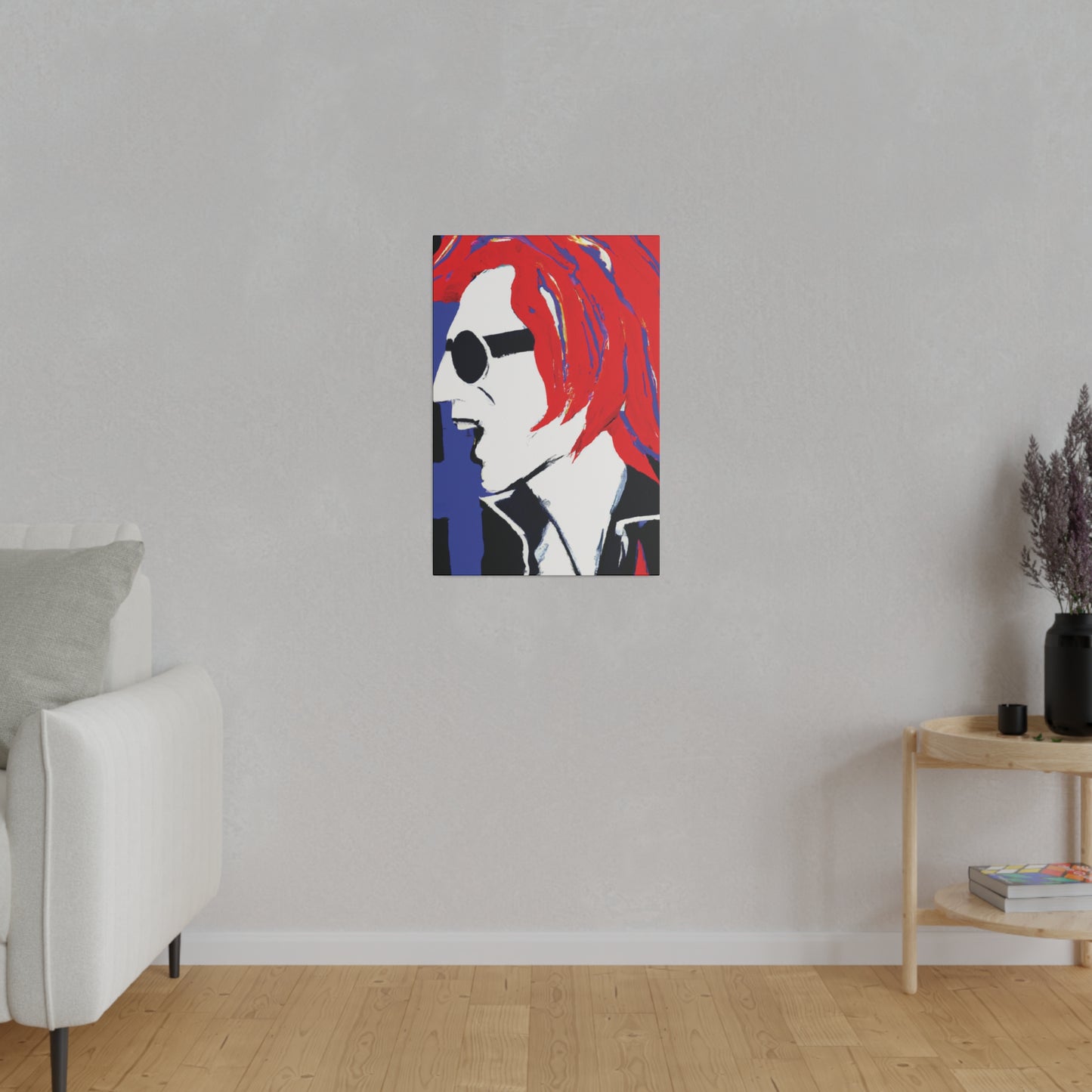 8372Z - Rockstar Painting Print | Face | Abstract | Poster | Home Decor | Wall Art | Music Art | Canvas