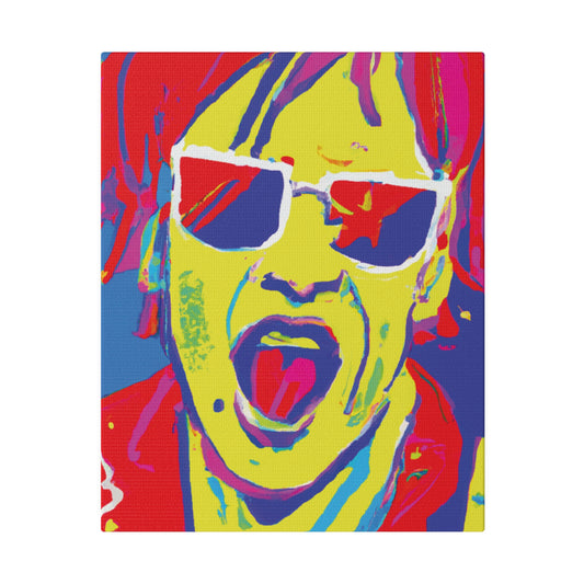 6706E - Rockstar Painting Print | Face | Abstract | Poster | Home Decor | Wall Art | Music Art | Canvas