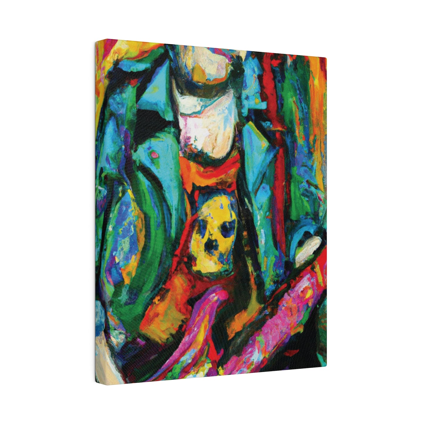 3118K - Rockstar Oil Painting Style Print | Poster | Home Decor | Wall Art | Music Art | Canvas