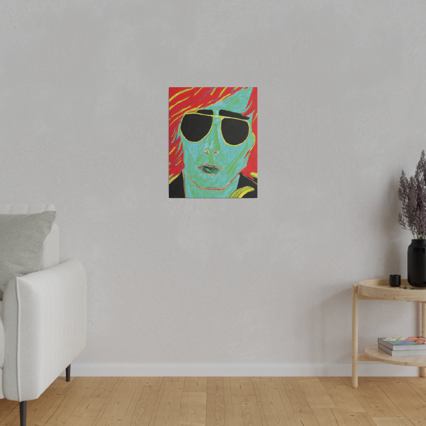 2058M - Rockstar Painting Print | Face | Abstract | Poster | Home Decor | Wall Art | Music Art | Canvas