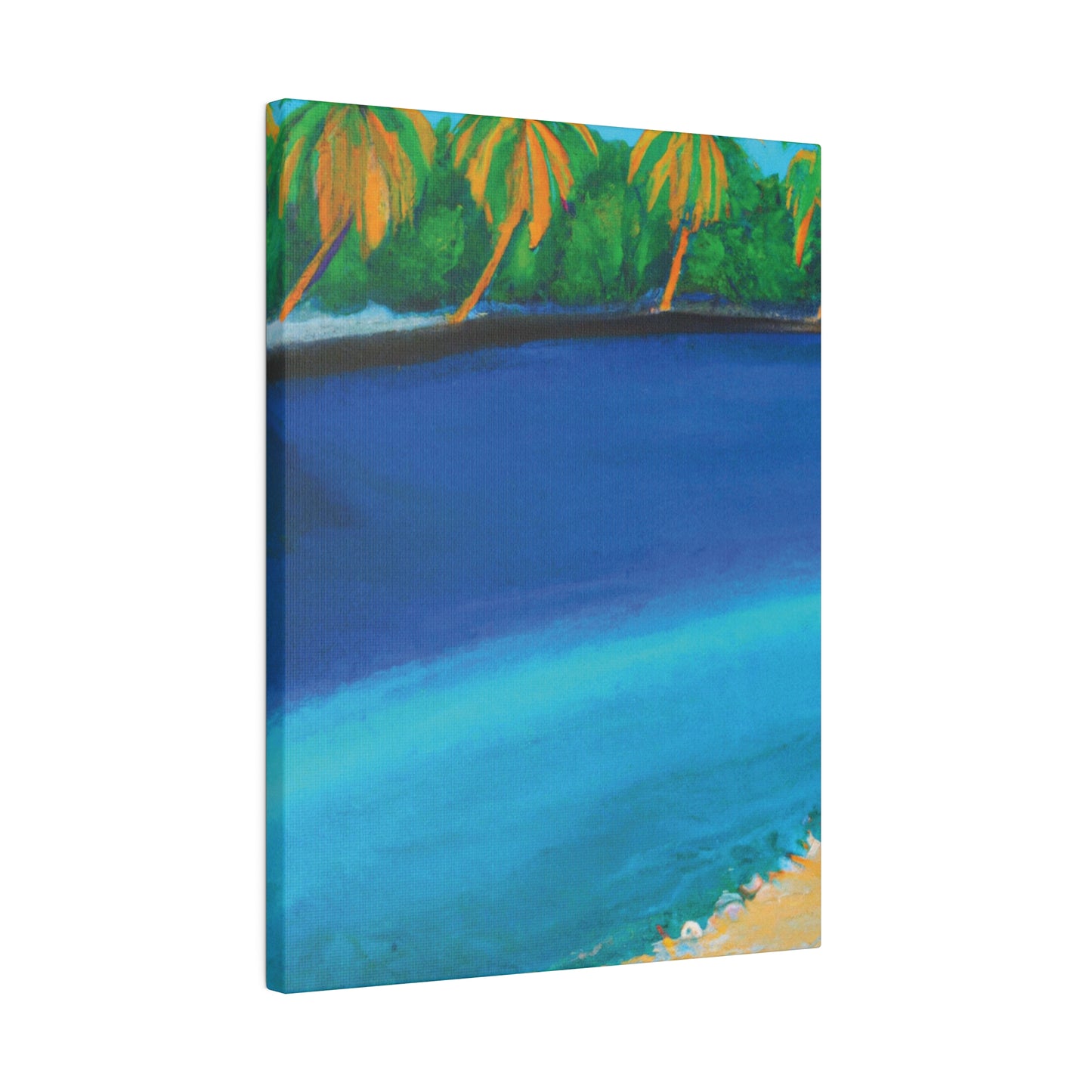 4195T - Bahamas Ocean Painting Print | Bahamas | Ocean | Beach | Poster | Home Decor | Wall Art | Canvas