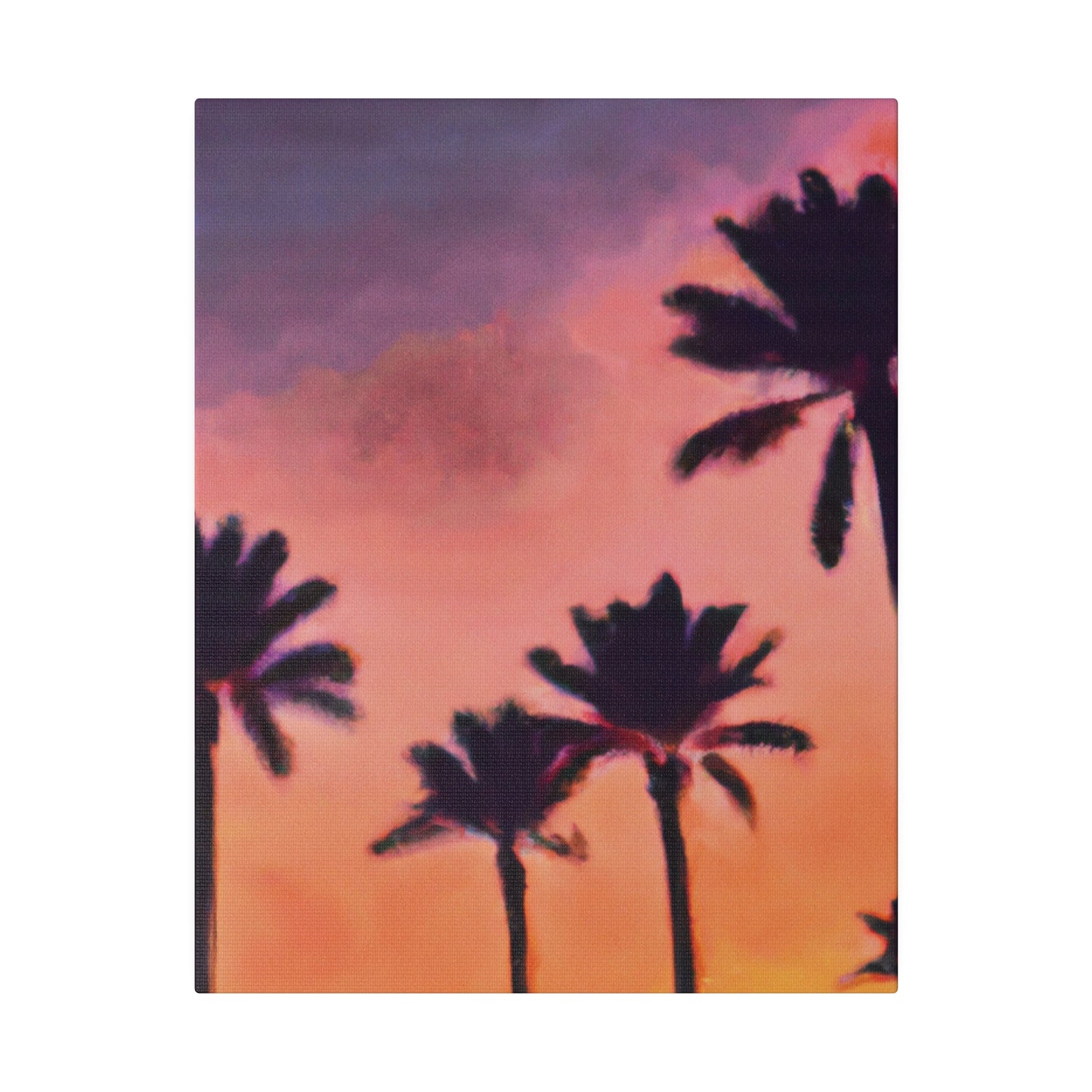 9389U - Miami Beach Sunset Painting Print | Miami | Beach | Sunset | Poster | Home Decor | Wall Art | Canvas