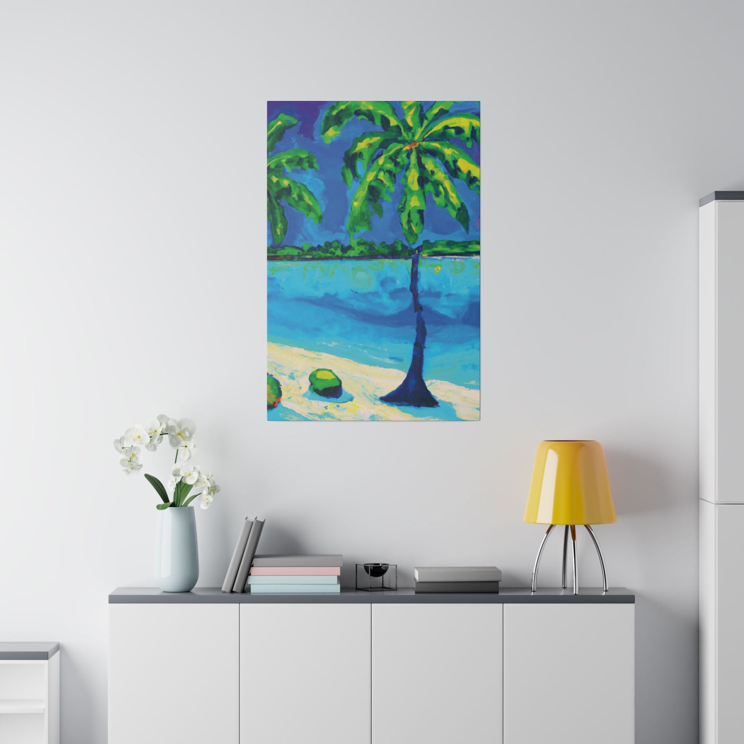 7381V - Bahamas Ocean Painting Print | Bahamas | Ocean | Beach | Poster | Home Decor | Wall Art | Canvas