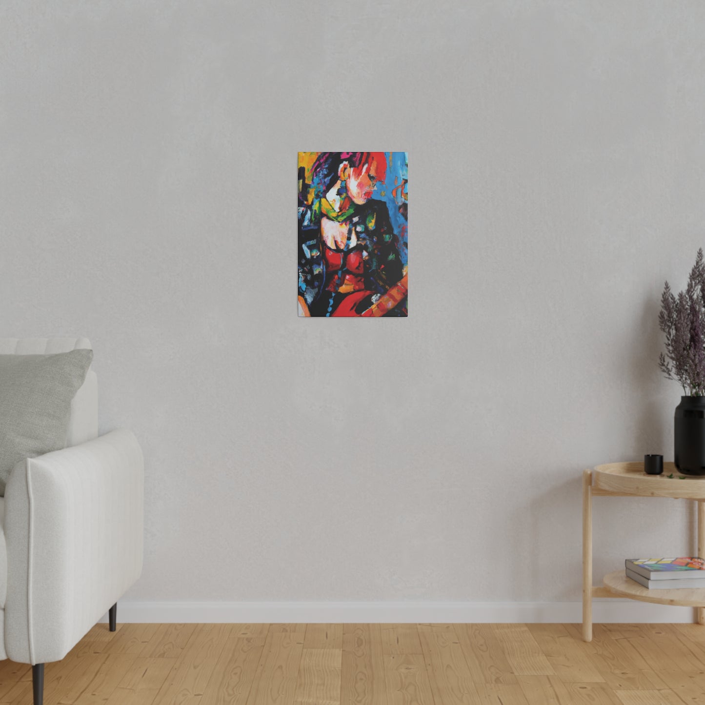 9602B - Rockstar Oil Painting Style Print | Poster | Home Decor | Wall Art | Music Art | Canvas