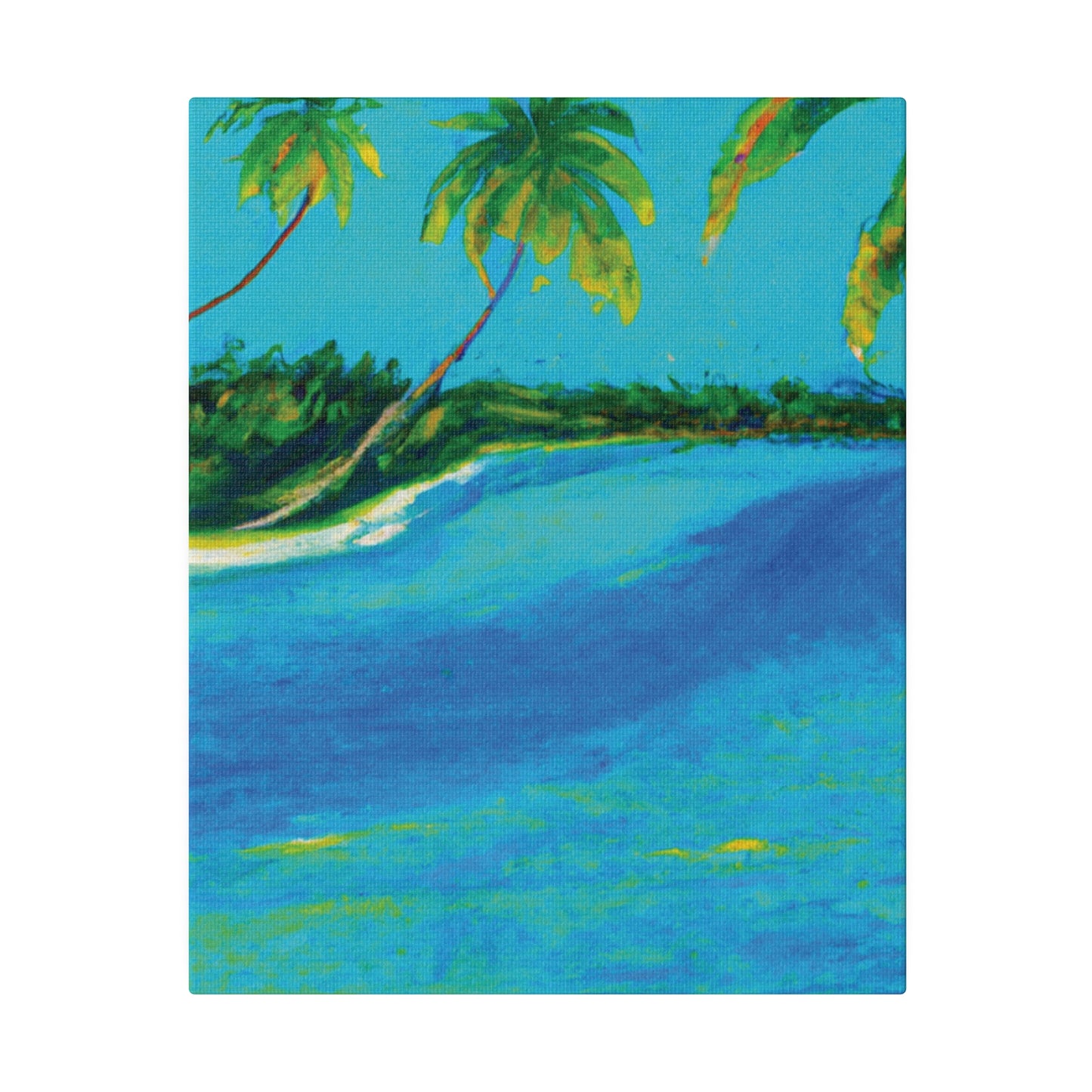 5491K - Bahamas Ocean Painting Print | Bahamas | Ocean | Beach | Poster | Home Decor | Wall Art | Canvas