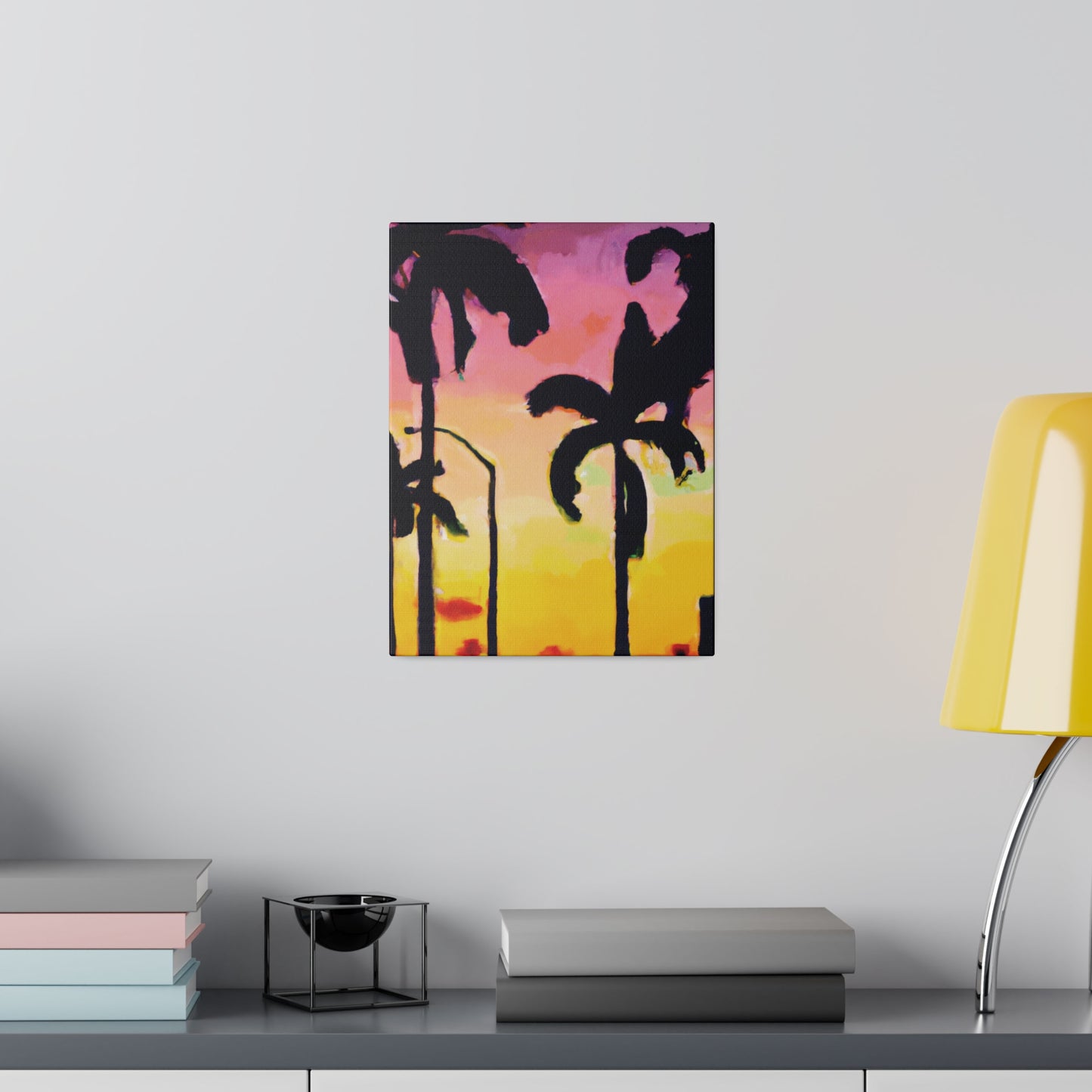 1792J - Miami Beach Sunset Painting Print | Miami | Beach | Sunset | Poster | Home Decor | Wall Art | Canvas