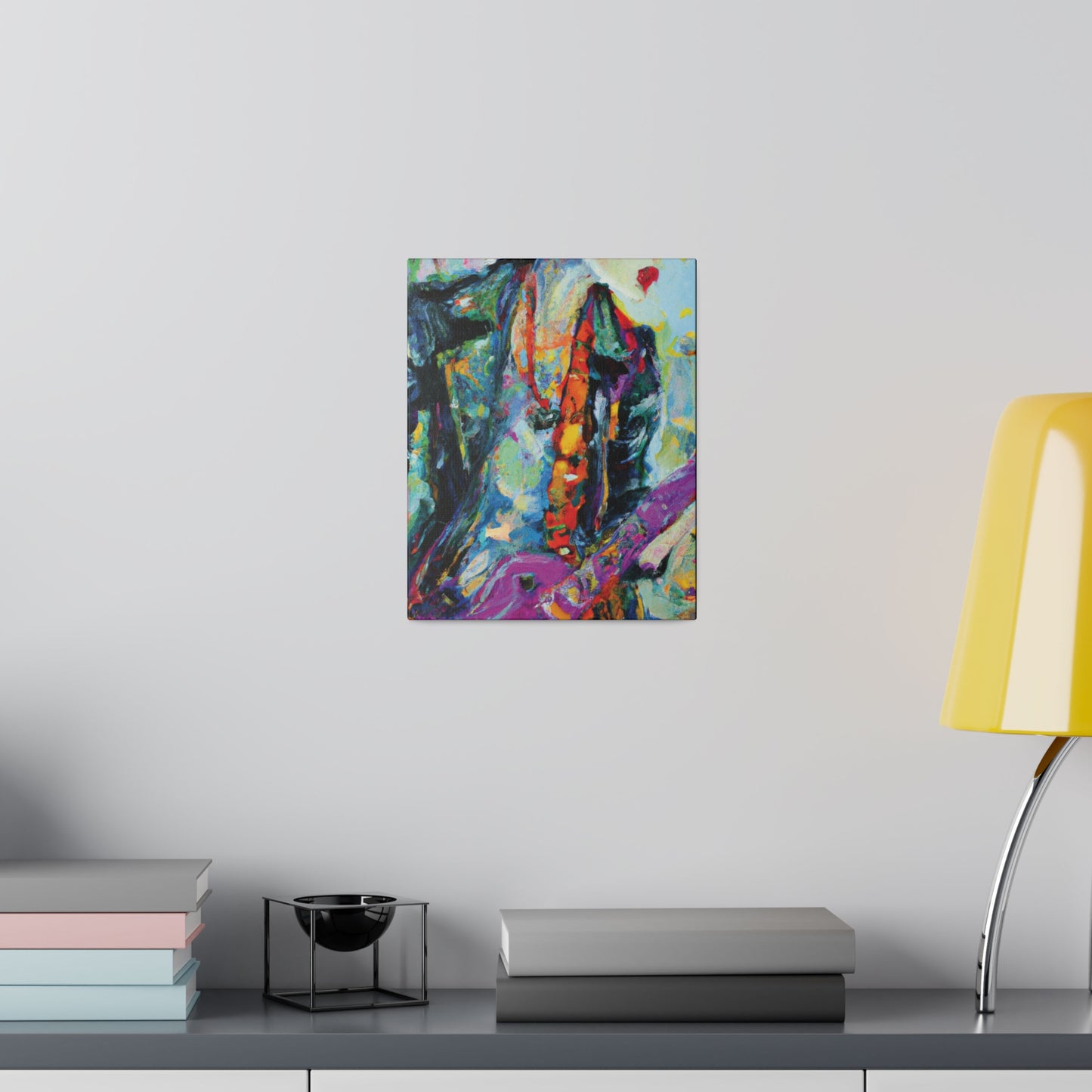 9351Q - Rockstar Oil Painting Style Print | Poster | Home Decor | Wall Art | Music Art | Canvas