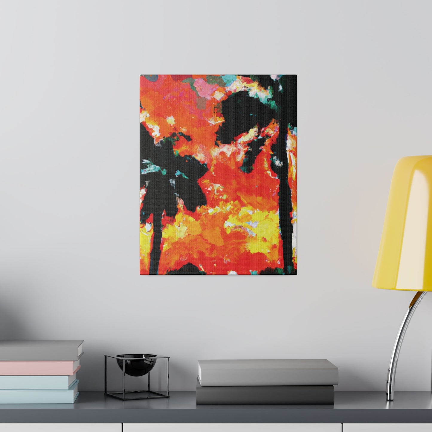 8653O - Miami Beach Sunset Painting Print | Miami | Beach | Sunset | Poster | Home Decor | Wall Art | Canvas