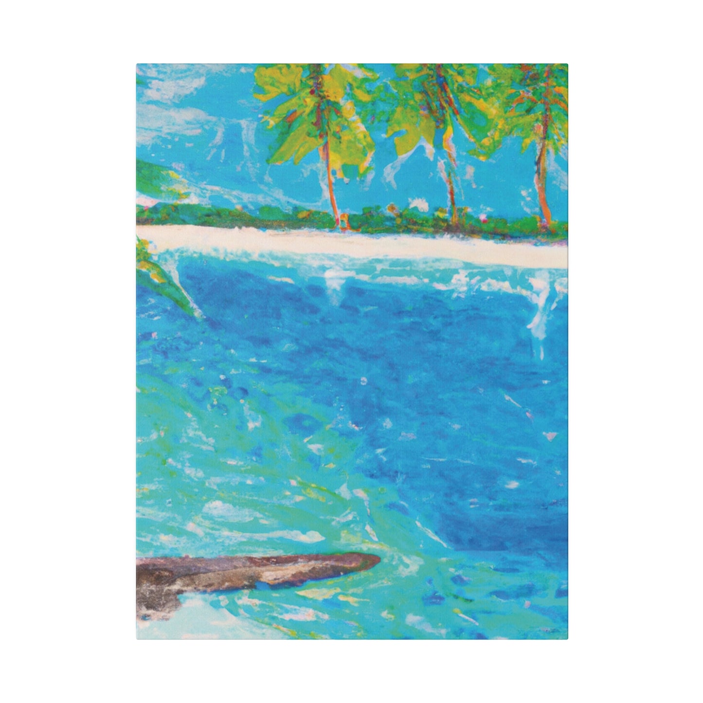 5065C - Bahamas Ocean Painting Print | Bahamas | Ocean | Beach | Poster | Home Decor | Wall Art | Canvas