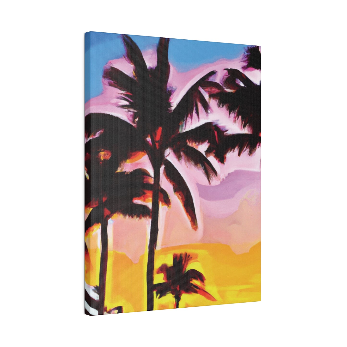 742X - Miami Beach Sunset Painting Print | Miami | Beach | Sunset | Poster | Home Decor | Wall Art | Canvas