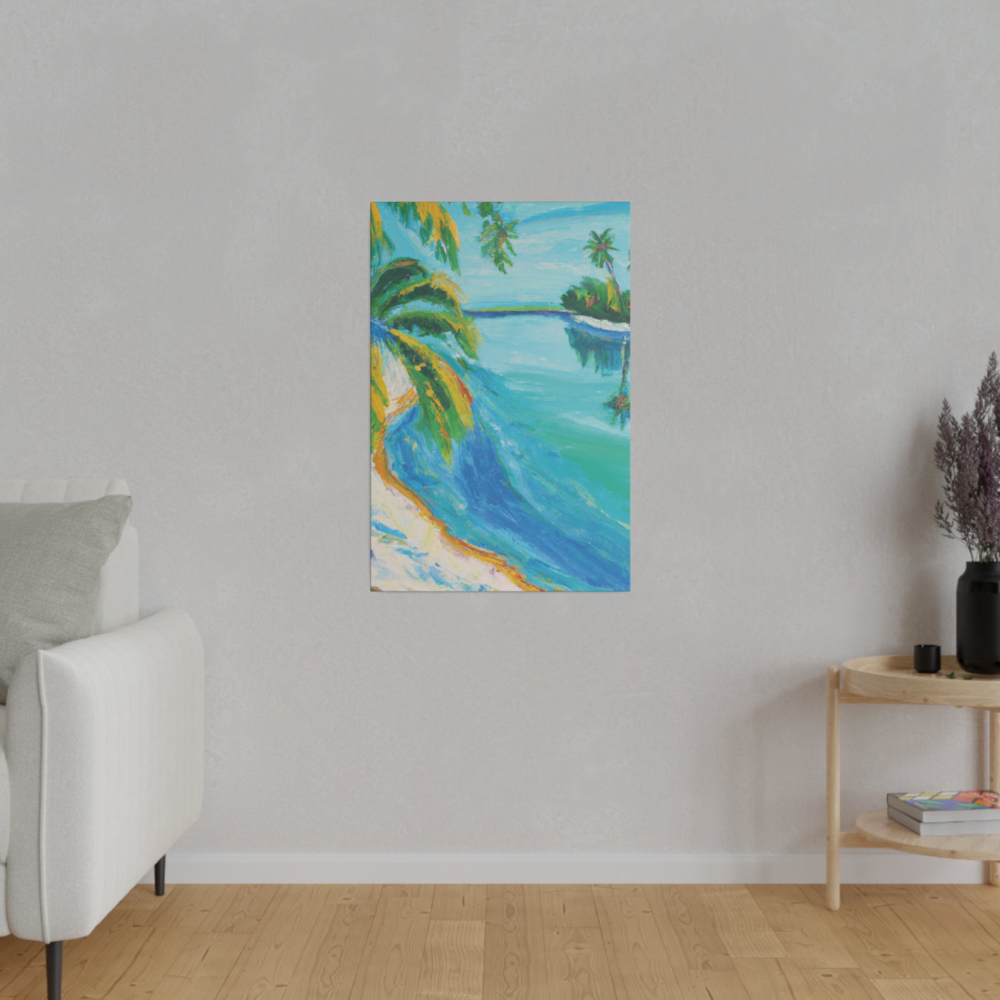 5339K - Bahamas Ocean Painting Print | Bahamas | Ocean | Beach | Poster | Home Decor | Wall Art | Canvas