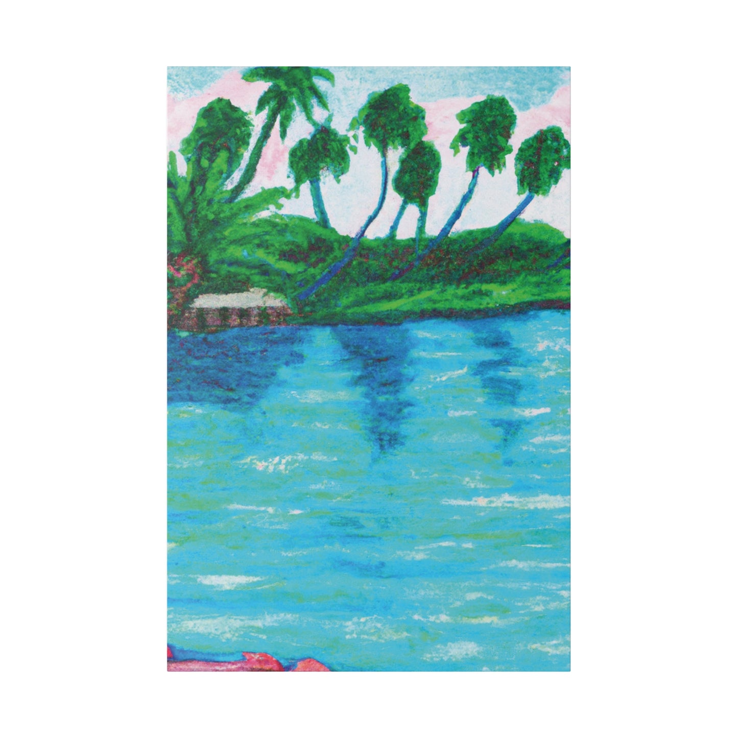 9457L - Bahamas Ocean Painting Print | Bahamas | Ocean | Beach | Poster | Home Decor | Wall Art | Canvas