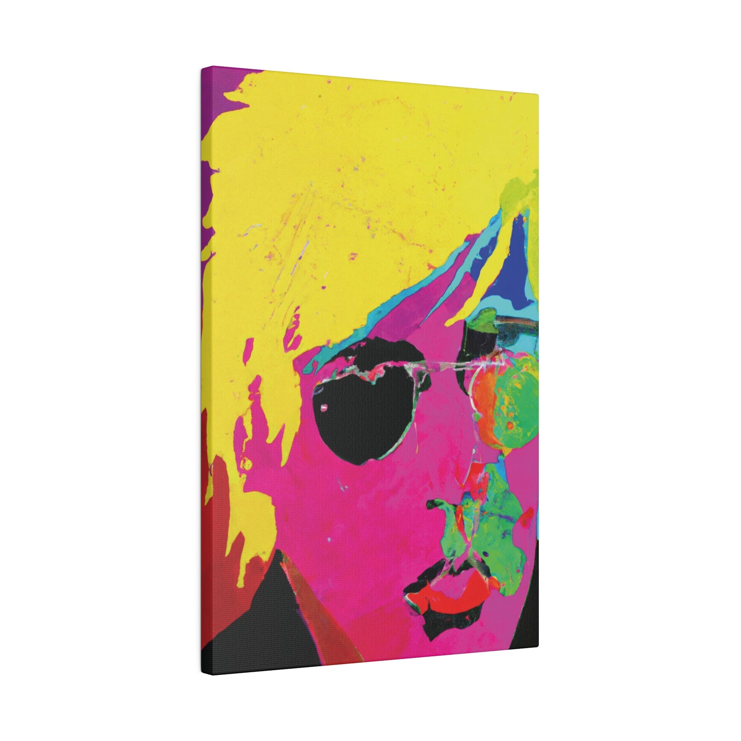 7141U - Rockstar Painting Print | Face | Abstract | Poster | Home Decor | Wall Art | Music Art | Canvas