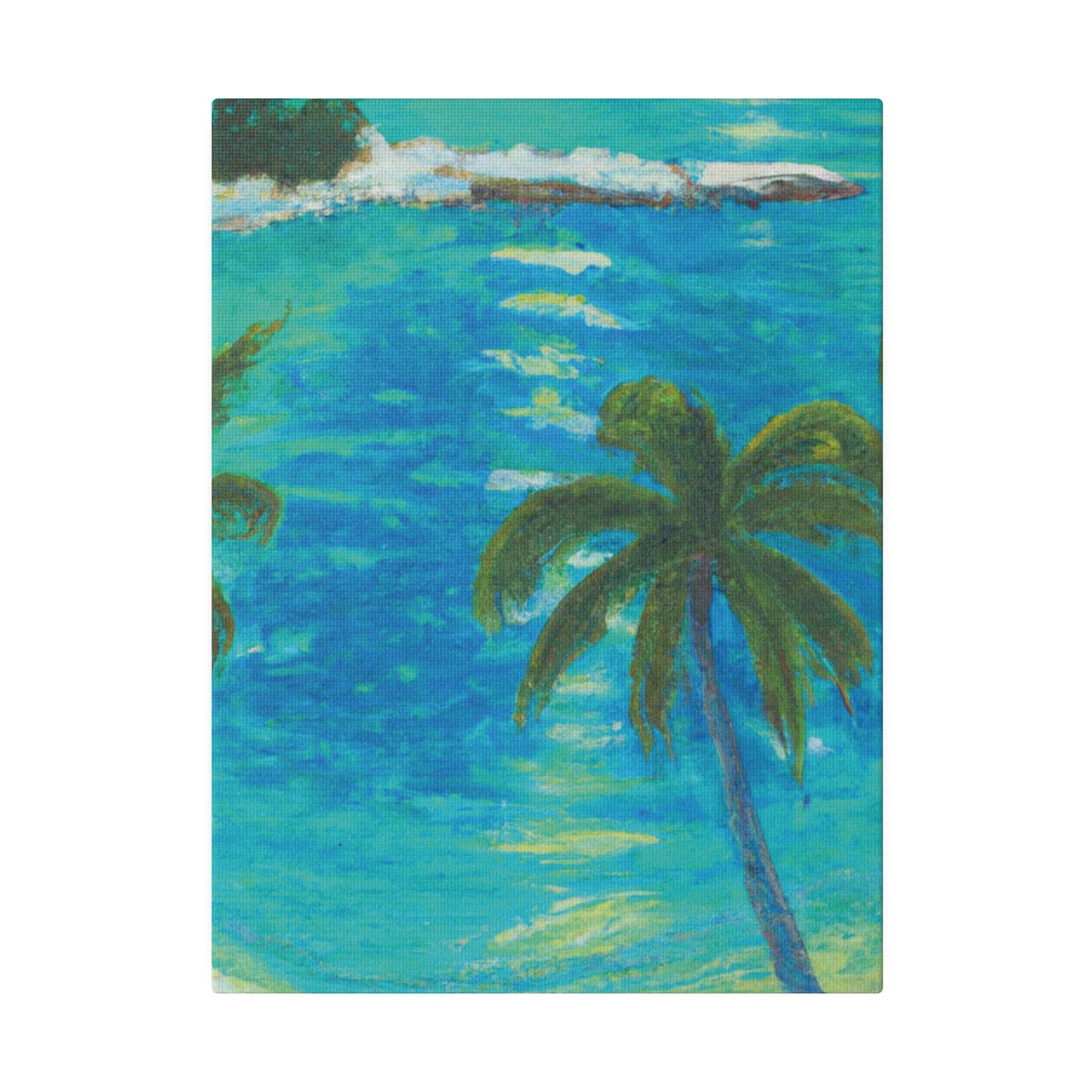 4512F - Bahamas Ocean Painting Print | Bahamas | Ocean | Beach | Poster | Home Decor | Wall Art | Canvas