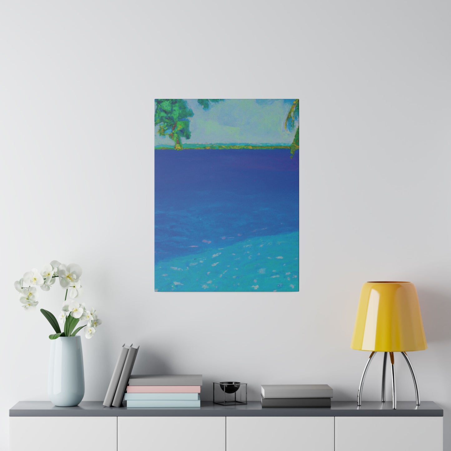 1582T - Bahamas Ocean Painting Print | Bahamas | Ocean | Beach | Poster | Home Decor | Wall Art | Canvas