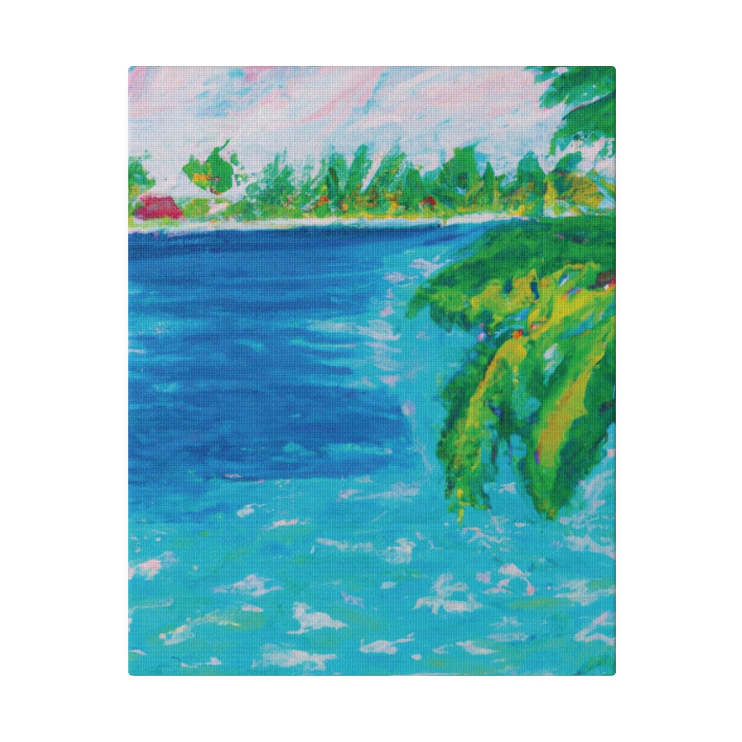 3265X - Bahamas Ocean Painting Print | Bahamas | Ocean | Beach | Poster | Home Decor | Wall Art | Canvas