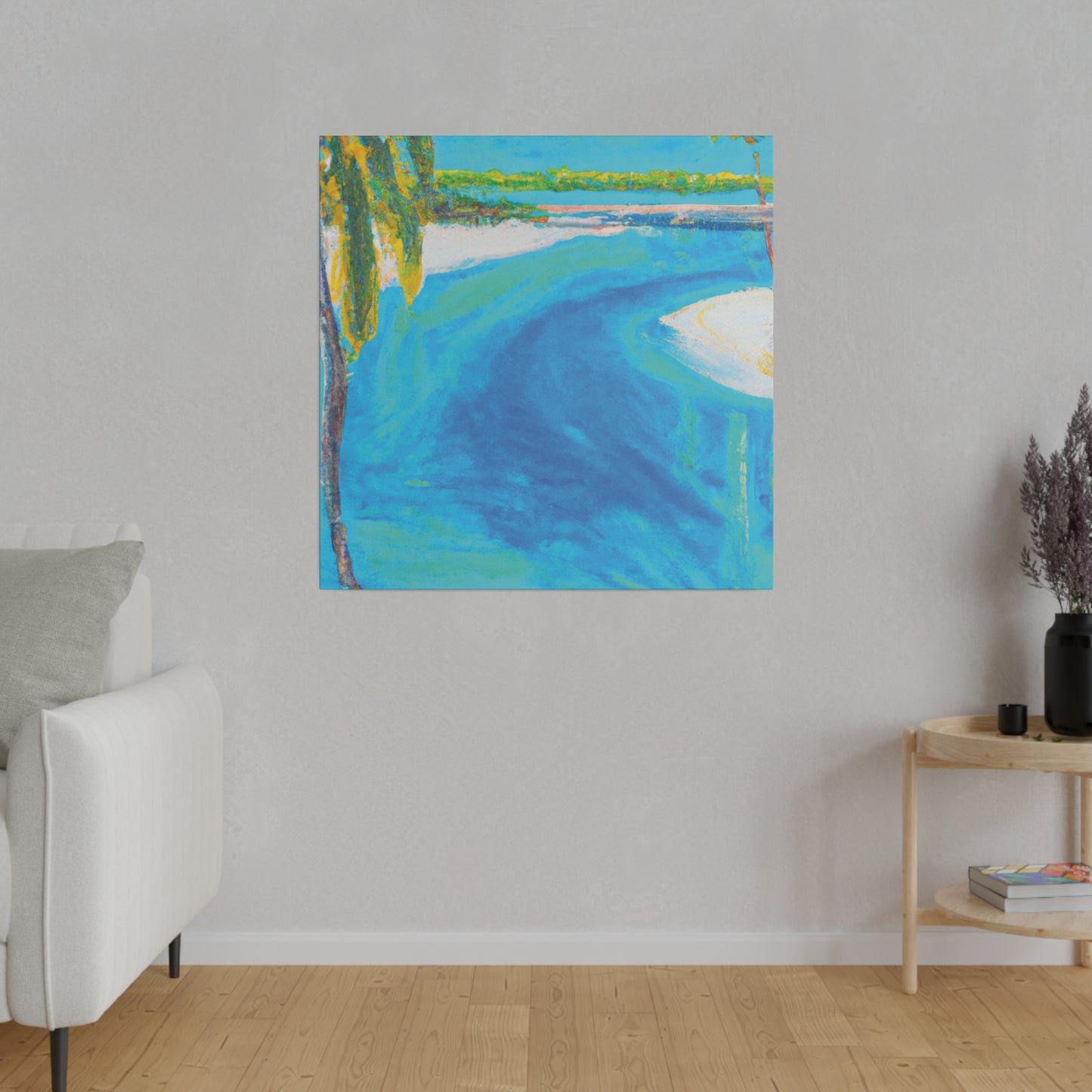 9106H - Bahamas Ocean Painting Print | Bahamas | Ocean | Beach | Poster | Home Decor | Wall Art | Canvas