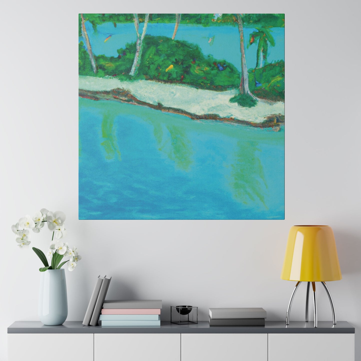 9621A - Bahamas Ocean Painting Print | Bahamas | Ocean | Beach | Poster | Home Decor | Wall Art | Canvas