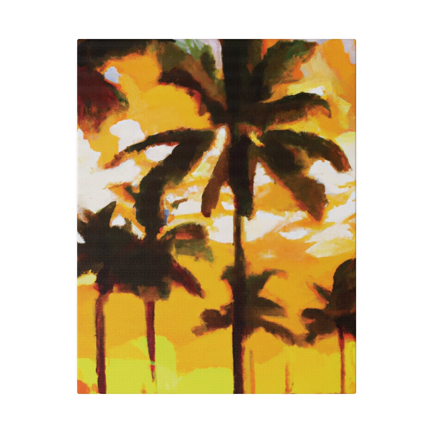 3197H - Miami Beach Sunset Painting Print | Miami | Beach | Sunset | Poster | Home Decor | Wall Art | Canvas