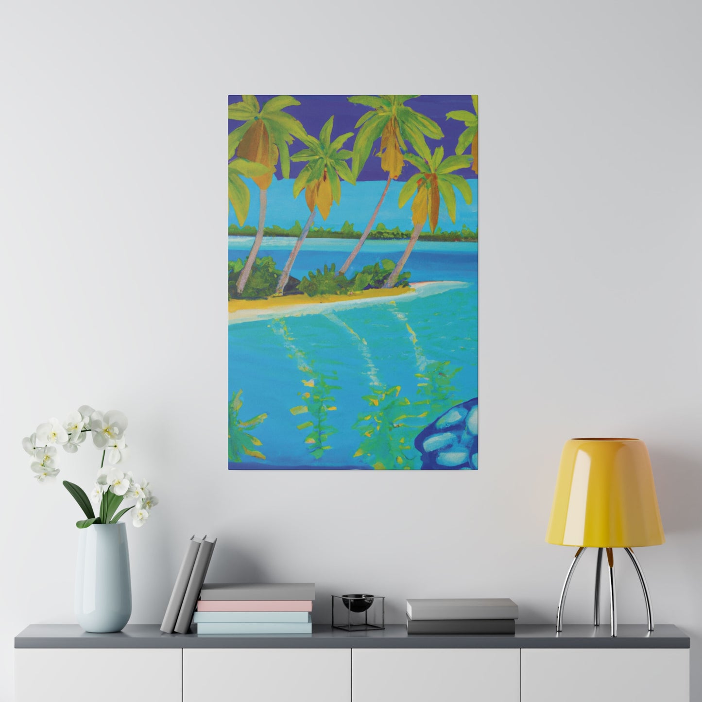 8347B - Bahamas Ocean Painting Print | Bahamas | Ocean | Beach | Poster | Home Decor | Wall Art | Canvas