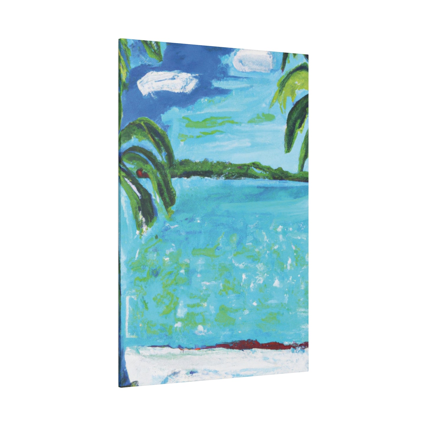 2143W - Bahamas Ocean Painting Print | Bahamas | Ocean | Beach | Poster | Home Decor | Wall Art | Canvas