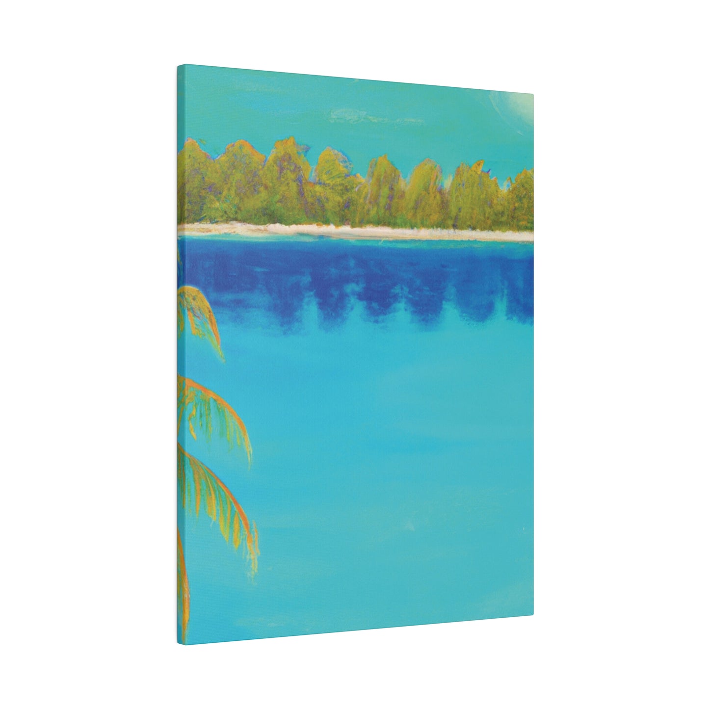 9134K - Bahamas Ocean Painting Print | Bahamas | Ocean | Beach | Poster | Home Decor | Wall Art | Canvas