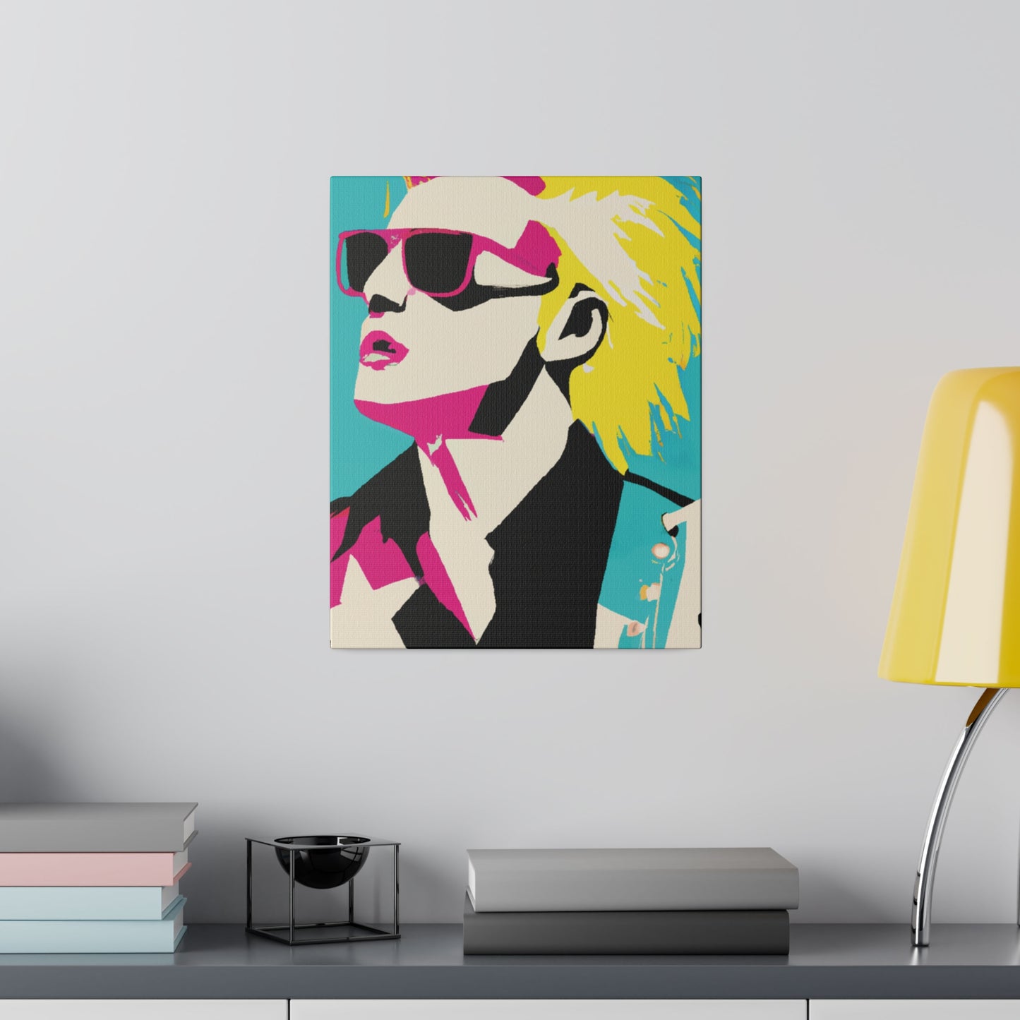 7309X - Rockstar Painting Print | Face | Abstract | Poster | Home Decor | Wall Art | Music Art | Canvas