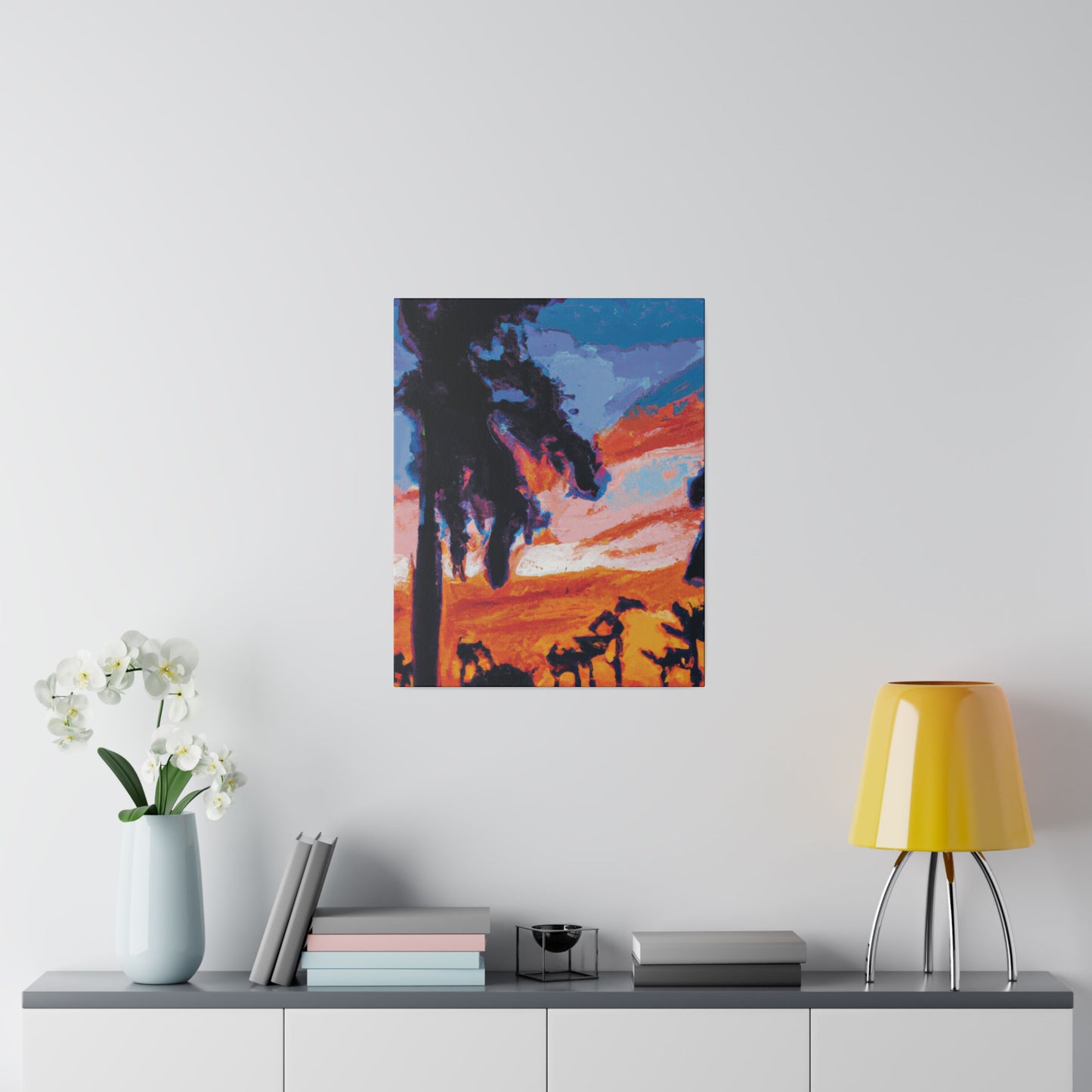 2761V - Miami Beach Sunset Painting Print | Miami | Beach | Sunset | Poster | Home Decor | Wall Art | Canvas