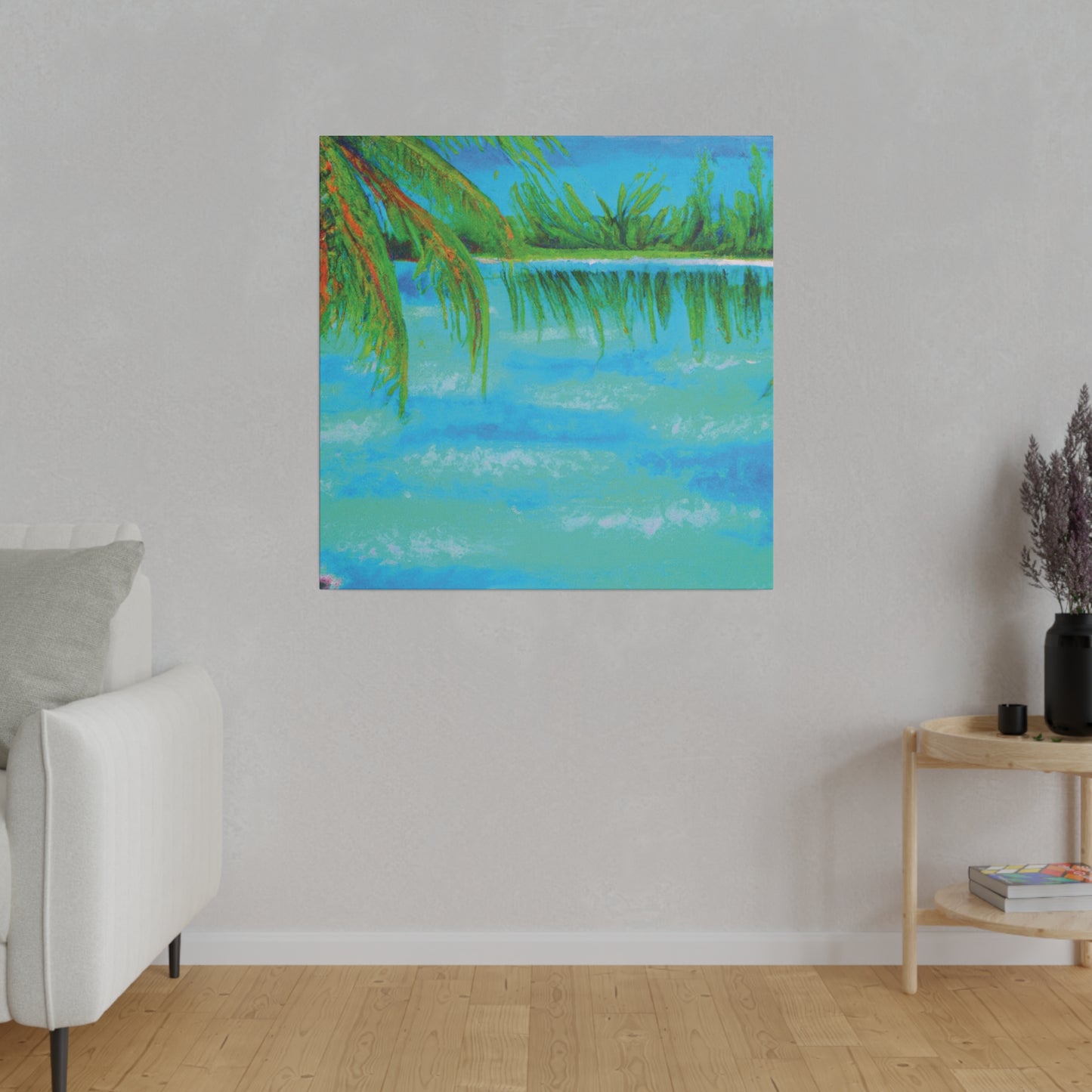 5279Q - Bahamas Ocean Painting Print | Bahamas | Ocean | Beach | Poster | Home Decor | Wall Art | Canvas