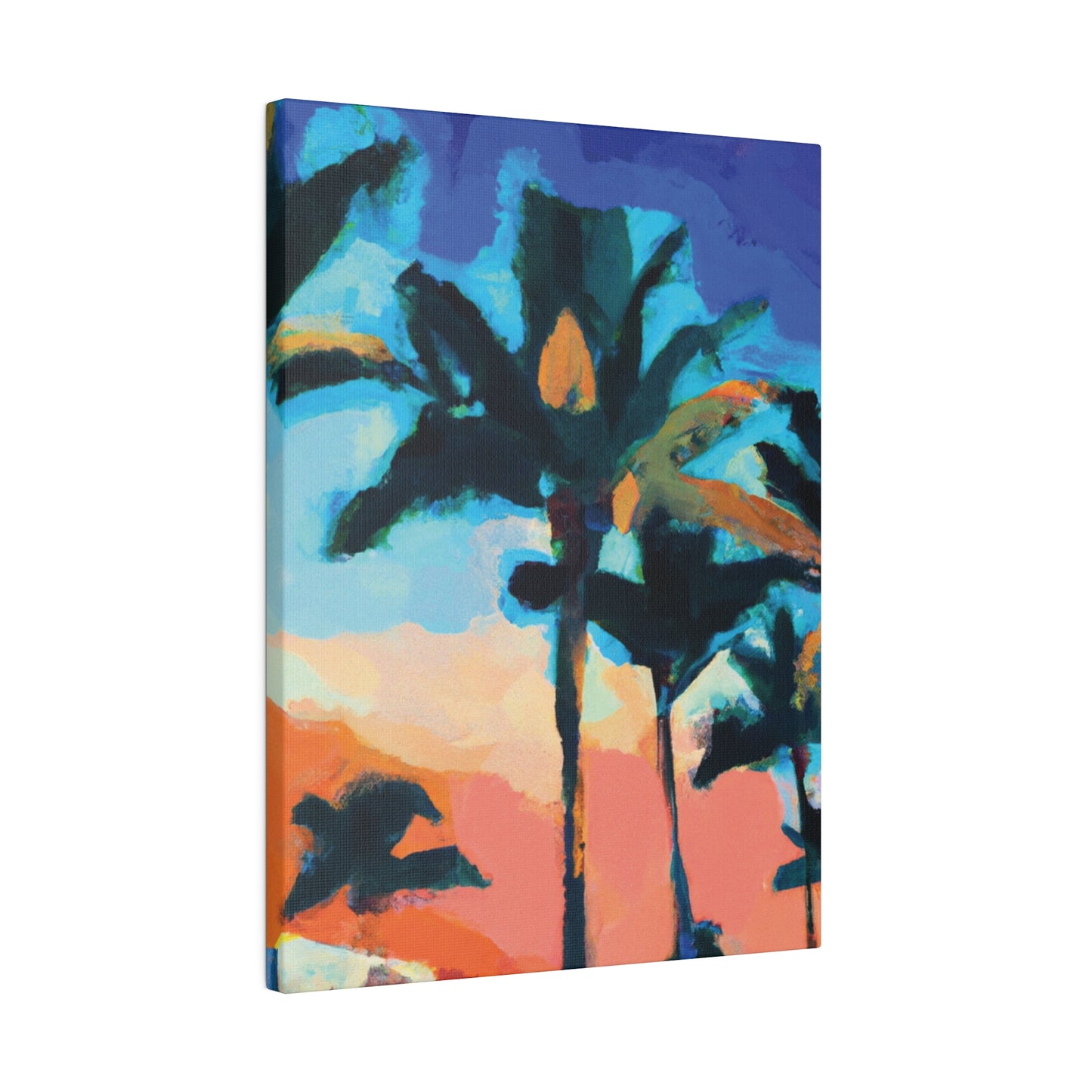 5637G - Miami Beach Sunset Painting Print | Miami | Beach | Sunset | Poster | Home Decor | Wall Art | Canvas