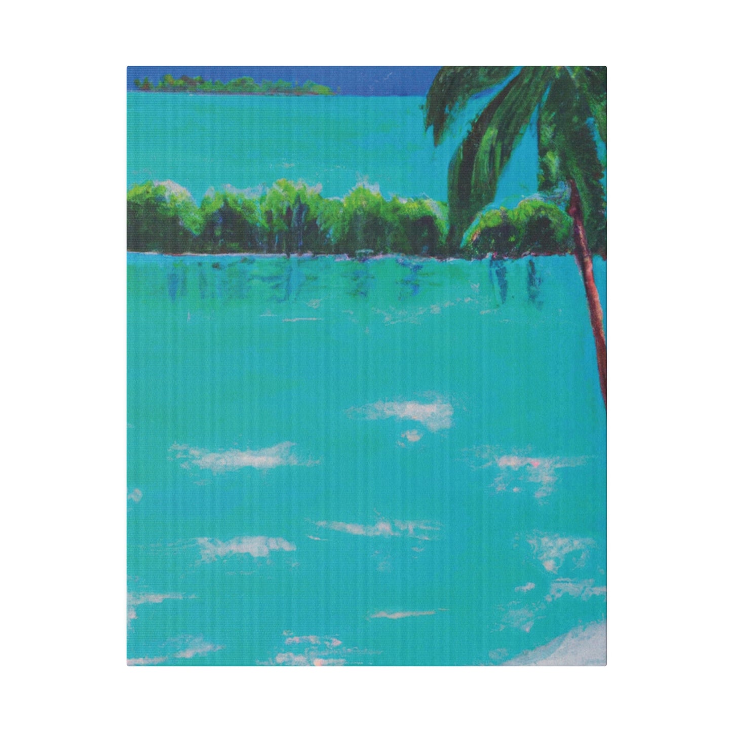 9108Q - Bahamas Ocean Painting Print | Bahamas | Ocean | Beach | Poster | Home Decor | Wall Art | Canvas