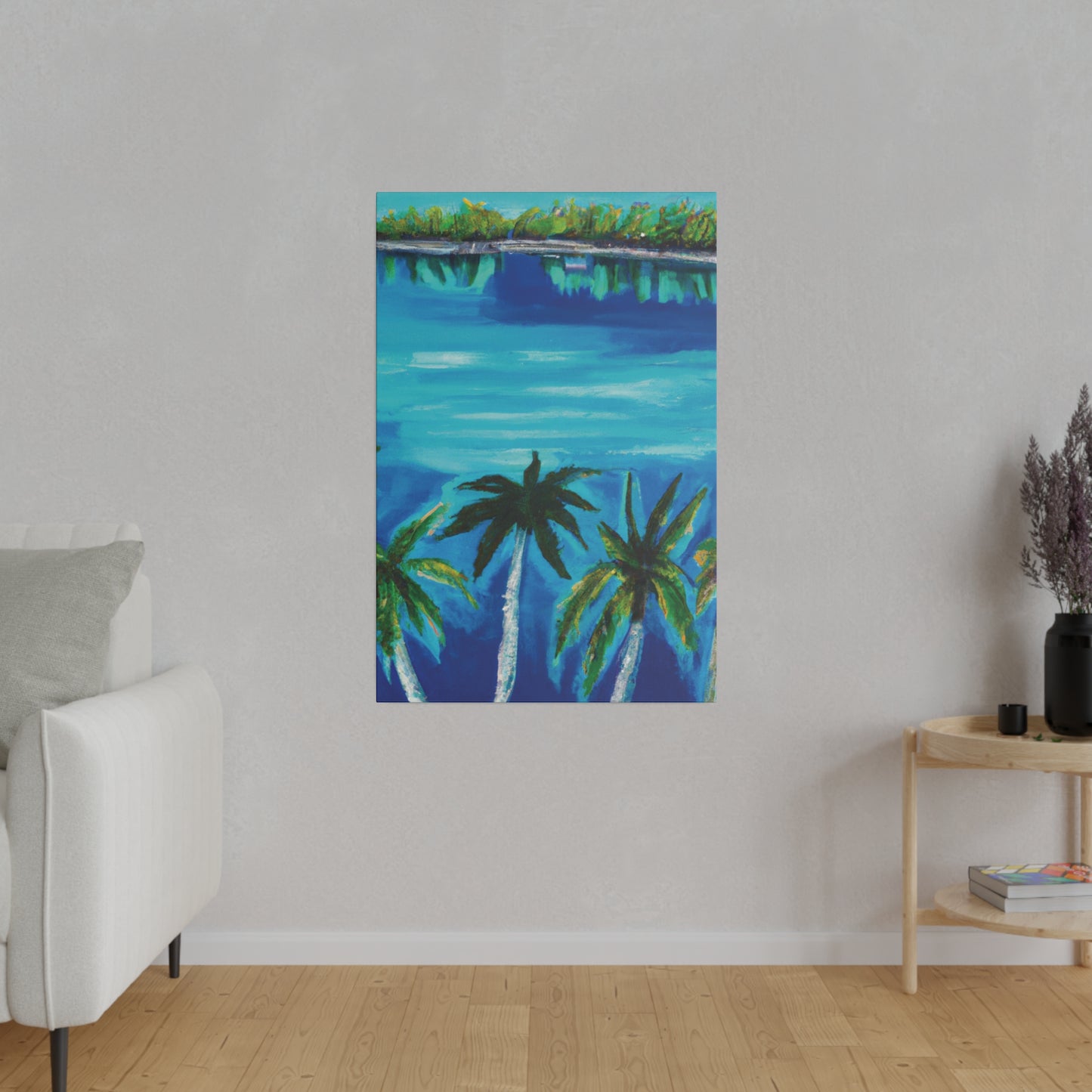 6741K - Bahamas Ocean Painting Print | Bahamas | Ocean | Beach | Poster | Home Decor | Wall Art | Canvas