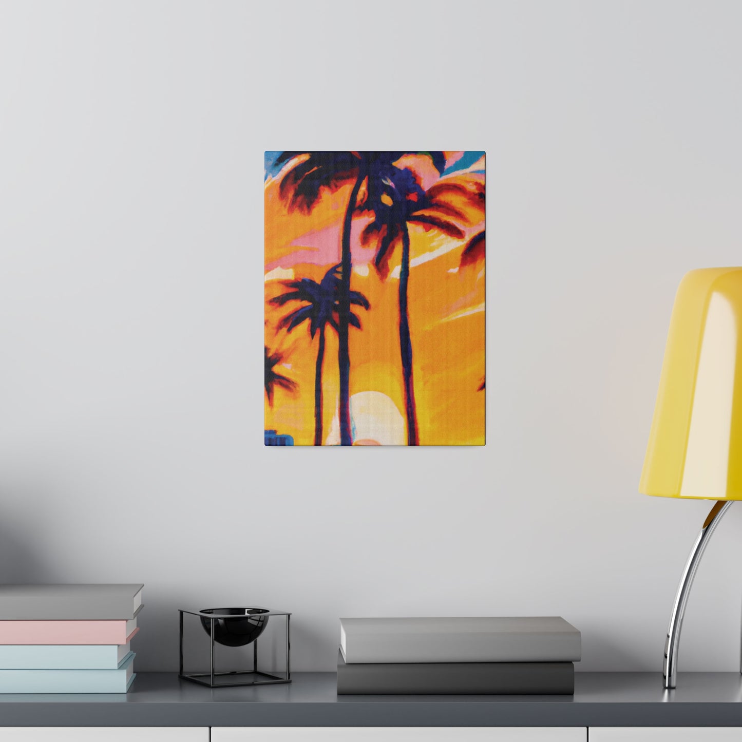 2067G - Miami Beach Sunset Painting Print | Miami | Beach | Sunset | Poster | Home Decor | Wall Art | Canvas