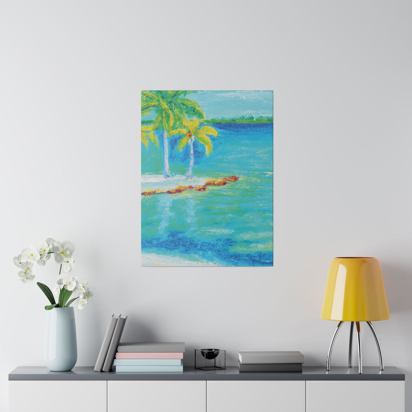 4444R - Bahamas Ocean Painting Print | Bahamas | Ocean | Beach | Poster | Home Decor | Wall Art | Canvas