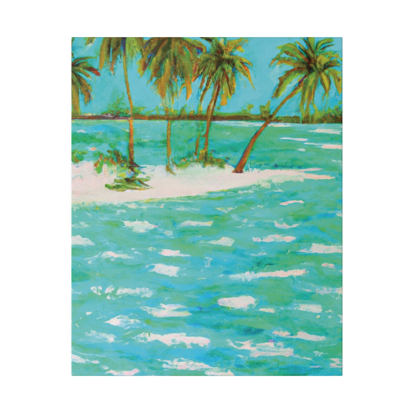 1193C - Bahamas Ocean Painting Print | Bahamas | Ocean | Beach | Poster | Home Decor | Wall Art | Canvas