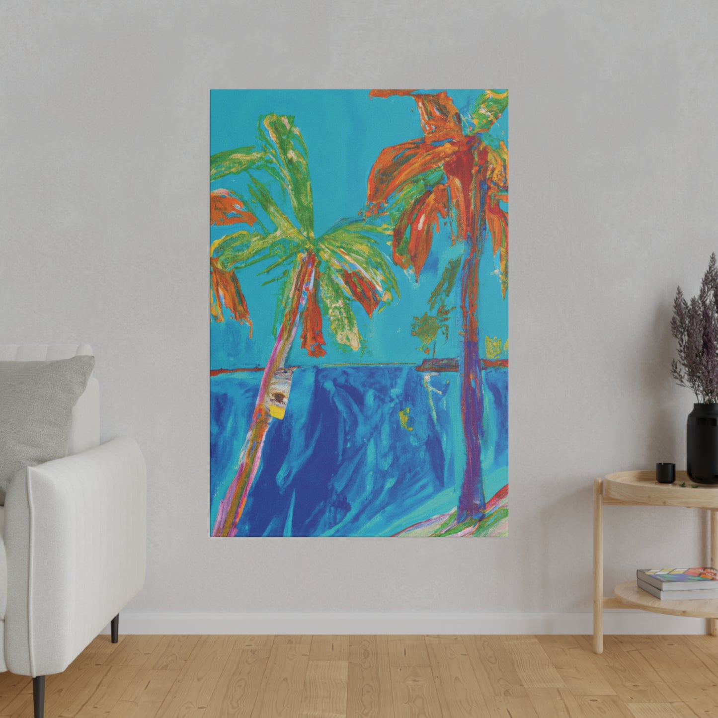 7834J - Bahamas Ocean Painting Print | Bahamas | Ocean | Beach | Poster | Home Decor | Wall Art | Canvas