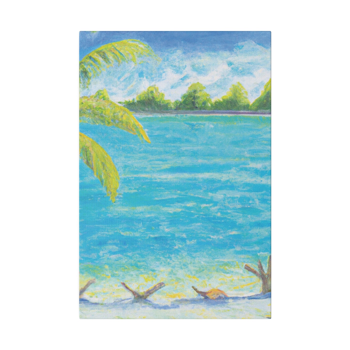 3007D - Bahamas Ocean Painting Print | Bahamas | Ocean | Beach | Poster | Home Decor | Wall Art | Canvas