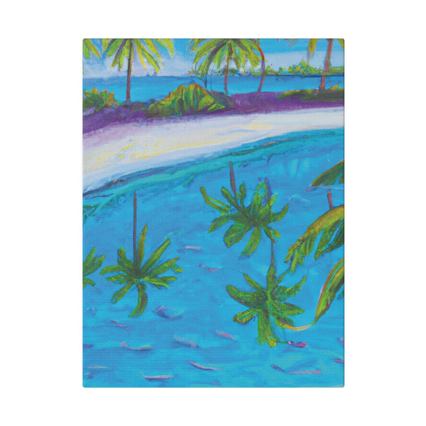 9138P - Bahamas Ocean Painting Print | Bahamas | Ocean | Beach | Poster | Home Decor | Wall Art | Canvas